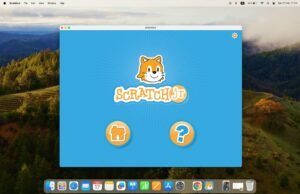 ScratchJr running on MacBook